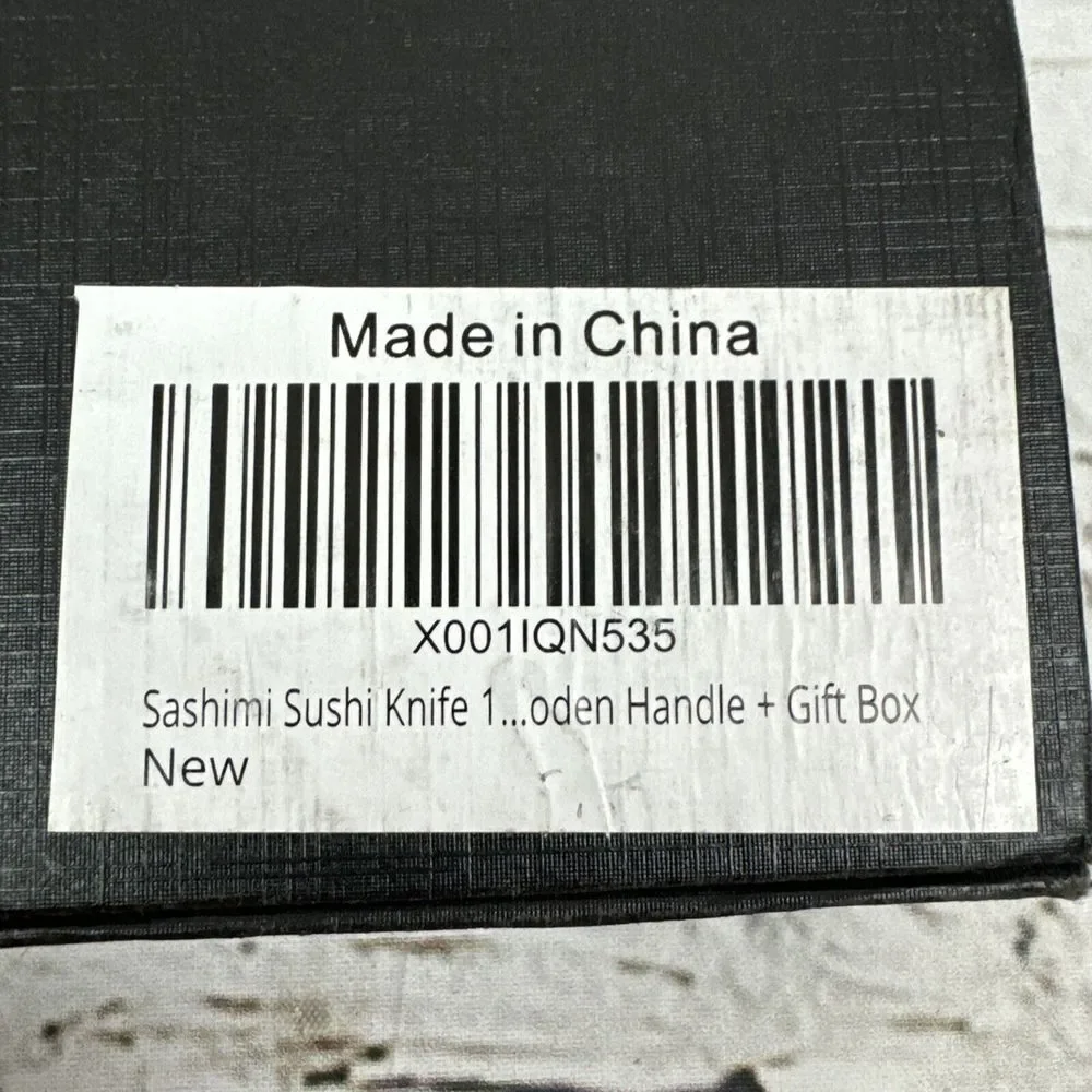 Lucky Cook‎ Japanese Stainless Steel Chef Knife with Wooden Handle in Gift Box